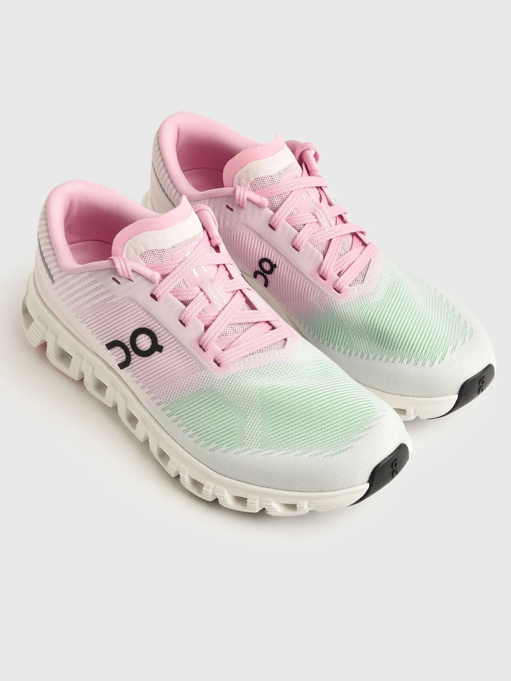 New On Cloud 6 Push Sneakers Honeydew Petal Ombré